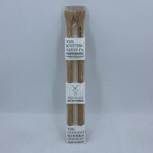 We Are Knitters‎ Wooden Knitting Needles 14.5" 15MM Spain Chunky Yarn Knit NEW